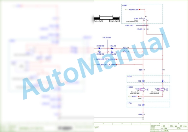 Bomag BF 300 P-2 S340-2 TV Asphalt Paver Electric, Hydraulic Schematics Diagram 821891241001 - 821891249999-2