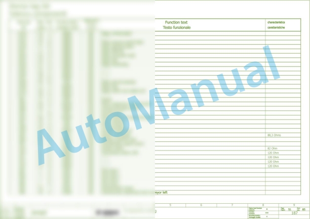 Bomag BF 300 P S340-2 V Asphalt Paver Electric Schematics Diagram 821891111001 - 821891111030-3