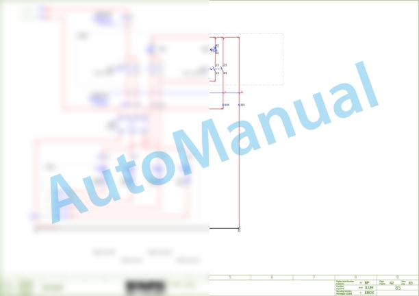 Bomag BF 300 P S340 V Asphalt Paver Electric Schematics Diagram 821837681001 - 821837681023-2