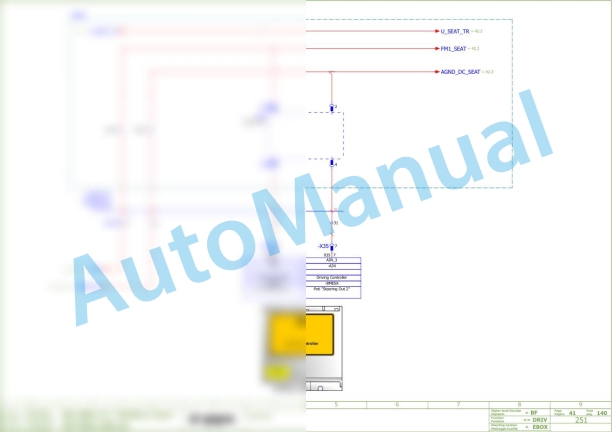 Bomag BF 600 C-2 S 500 Asphalt Paver Electric Schematics Diagram 821892101001 - 821892101016-3