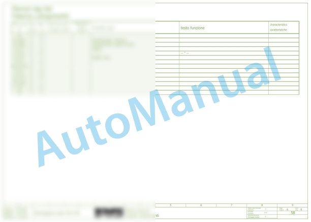 Bomag BF 600 C - E Asphalt Paver Electric Schematics Diagram 821837531001 - 821837531069-3