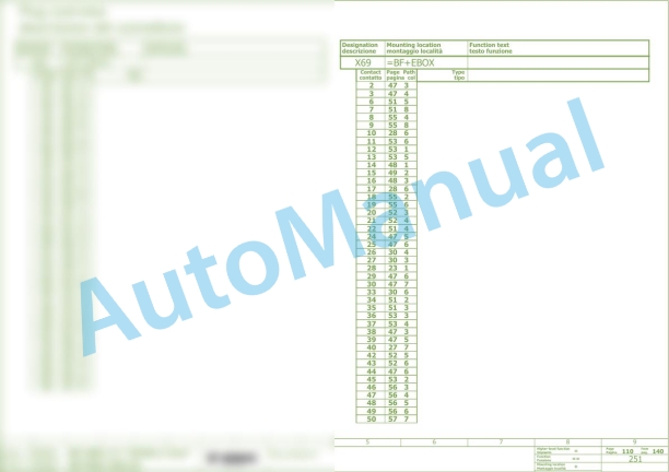 Bomag BF 700 C S 600 Asphalt Paver Electric, Hydraulic Schematics Diagram 821892051010 - 821892051018-3