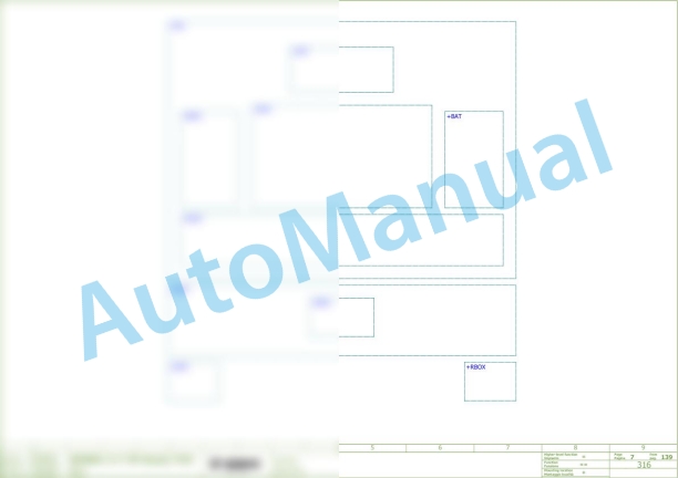 Bomag BF 800 C-2 S500 Asphalt Paver Electric, Hydraulic Schematics Diagram 821893151001 - 821893151007-2