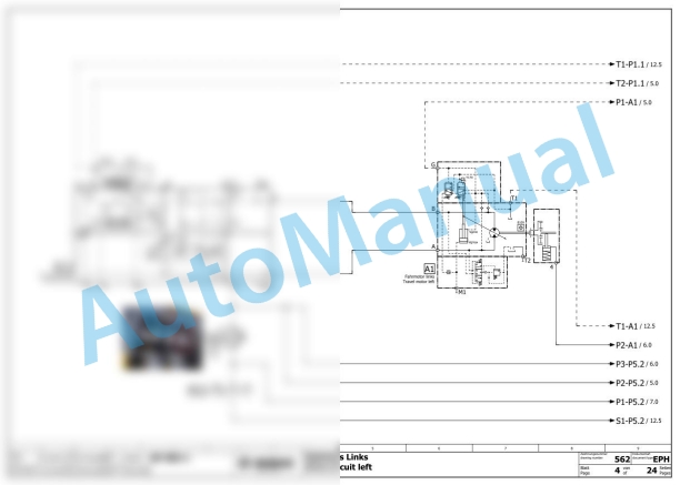 Bomag BF 800 C-2 S600 HMI 1.0 St3 Asphalt Paver Electric, Hydraulic Schematics Diagram 821893371001 - 821893379999-2