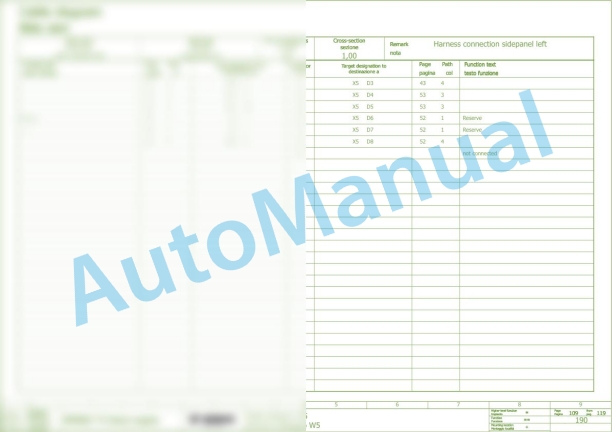 Bomag BF 800 C S600 Asphalt Paver Electric Schematics Diagram 821837661024 - 821837669999-2