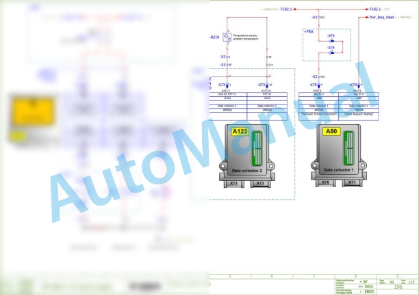 Bomag BF 800 C S600 Asphalt Paver Electric Schematics Diagram 821837661024 - 821837669999-3
