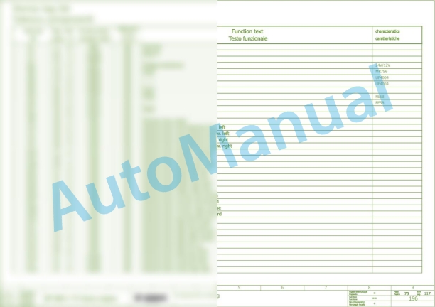 Bomag BF 800 C S600 Asphalt Paver Electric Schematics Diagram 821837961001 - 821837961043-3