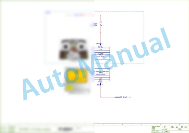 Bomag BF 800 C S600 SOIL Asphalt Paver Electric Schematics Diagram 821837931001 - 821837939999-3