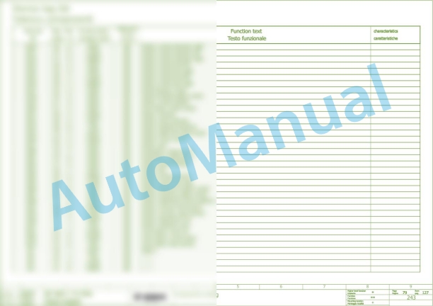 Bomag BF 800 C S600 - T3 Asphalt Paver Electric Schematics Diagram 821893291001 - 821893299999-3