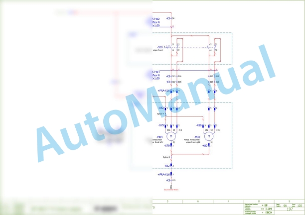 Bomag BF 800 P S600 Asphalt Paver Electric, Hydraulic Schematics Diagram 821837671001 - 821837679999-2