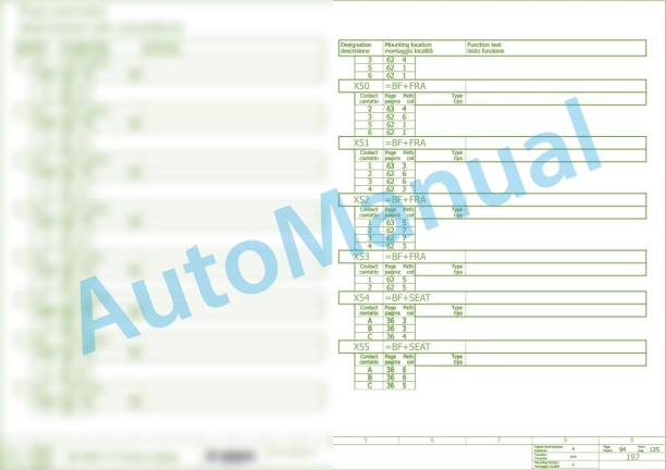 Bomag BF 800 P S600 Asphalt Paver Electric, Hydraulic Schematics Diagram 821837671001 - 821837679999-3