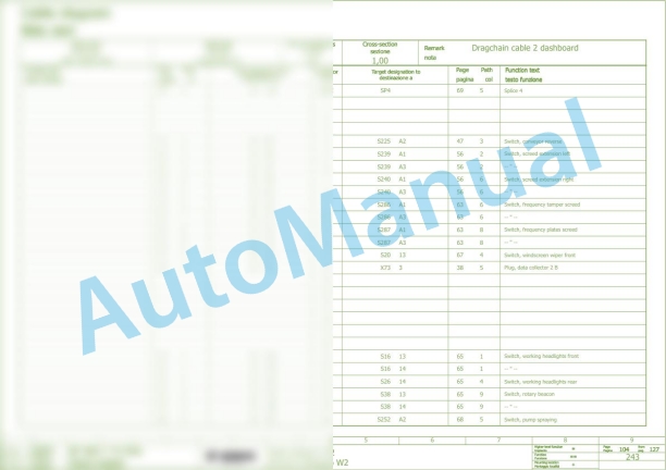 Bomag BF 900 C S500 Asphalt Paver Electric, Hydraulic Schematics Diagram 821893121001 - 821893121001-3