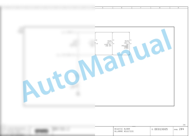 Bomag BM 1200 30-2 Road Milling Machine Electric Schematics Diagram 821836371001 - 821836371005-3
