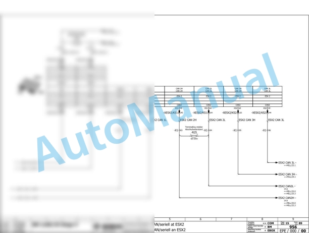 Bomag BM 1200 35-2 Stage V Road Milling Machine Electric, Hydraulic Schematics Diagram 101883281001 - 101883289999-3