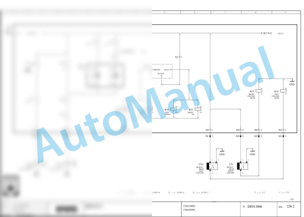Bomag BM 1300 30-2 Road Milling Machine Electric Schematics Diagram 821836320001 - 821836320034-3