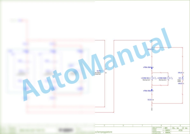 Bomag BM 1300-30 TIER3 Road Milling Machine Electric Schematics Diagram 821836571001 - 821836579999-3