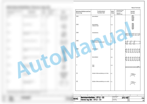 Bomag BM 1300-35 Road Milling Machine Electric, Hydraulic Schematics Diagram 101883021001 - 101883021008-2
