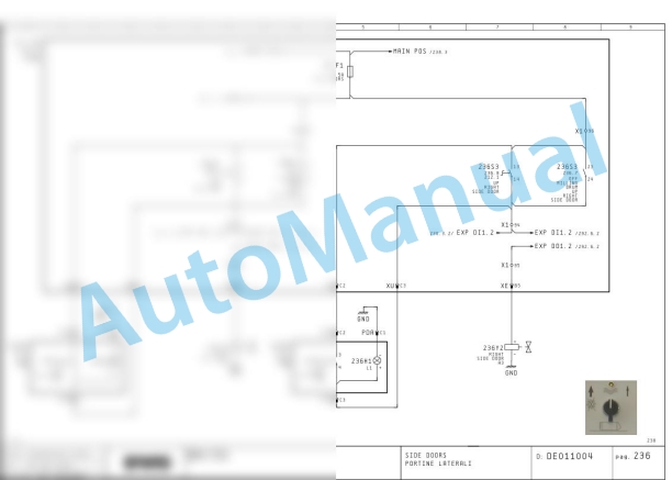 Bomag BM 2000 50 Road Milling Machine Electric Schematics Diagram 821836200002 - 821836200013-2