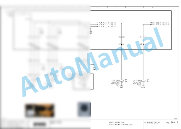 Bomag BM 2000 50 Road Milling Machine Electric Schematics Diagram 821836200002 - 821836200013-3