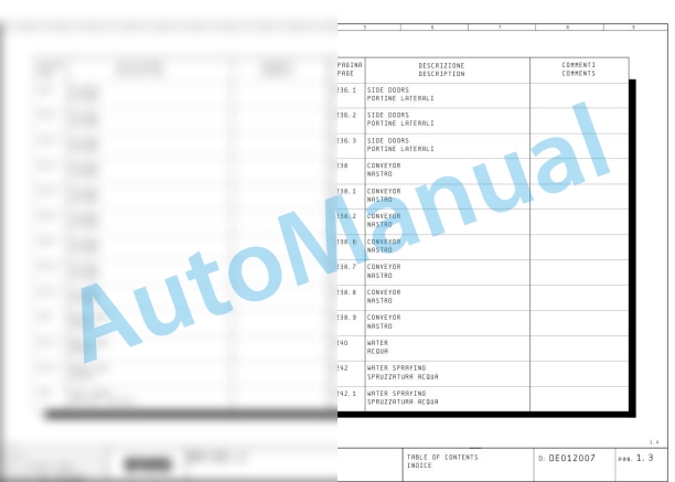 Bomag BM 2000 60-2 Road Milling Machine Electric, Hydraulic Schematics Diagram 821836261001 - 821836269999-2