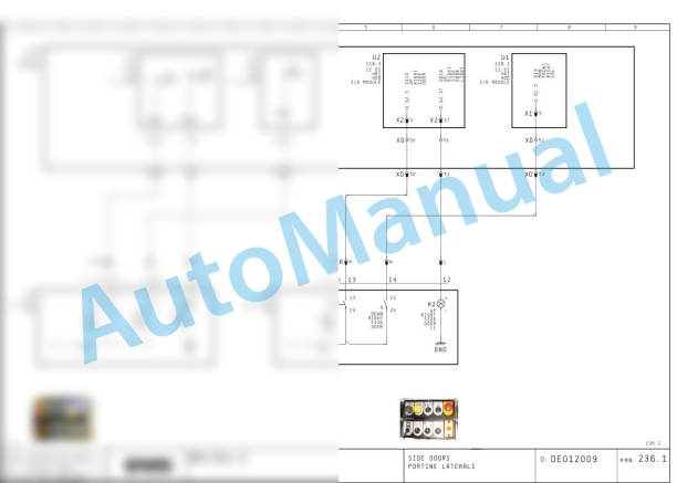 Bomag BM 2000 60-2 Road Milling Machine Electric, Hydraulic Schematics Diagram 821836261001 - 821836269999-3