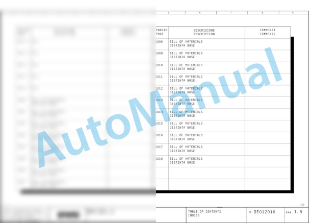 Bomag BM 2000 60-2 Road Milling Machine Electric, Hydraulic Schematics Diagram 821836311001 - 821836311048-2