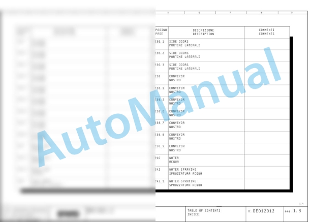 Bomag BM 2000 60 Road Milling Machine Electric, Hydraulic Schematics Diagram 961884121005 - 961884129999-2