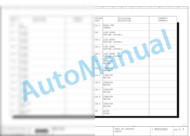 Bomag BM 2000 60-T3 Road Milling Machine Electric Schematics Diagram 821836160008 - 821836160050-2