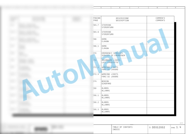 Bomag BM 2000 60-T3 Road Milling Machine Electric Schematics Diagram 821836160008 - 821836160050-3