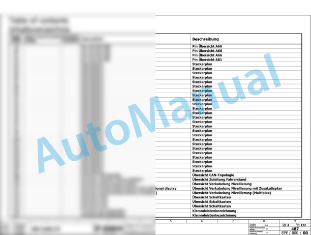 Bomag BM 2000 75 Road Milling Machine Electric, Hydraulic Schematics Diagram 101888001002 - 101888009999-3