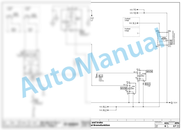 Bomag BM 500-15 T4f Road Milling Machine Hydraulic Schematics Diagram 101882051001 - 101882059999-3