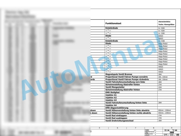 Bomag BM 600-15 EU-Flex T4i 101 Road Milling Machine Electric, Hydraulic Schematics Diagram 882161001 - 101882161011-2