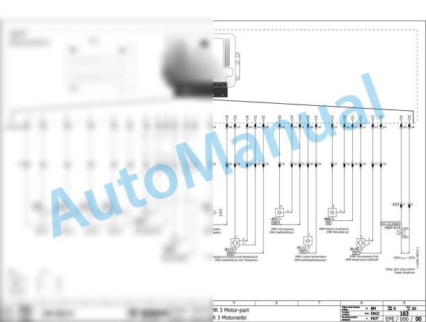 Bomag BM 600-15 Road Milling Machine Electric, Hydraulic Schematics Diagram 101882101001 - 101882101023-3