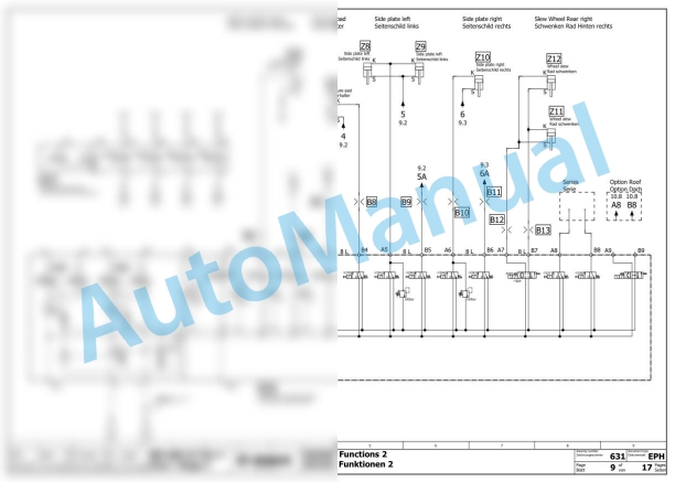 Bomag BM 600-15 TIER 4f Road Milling Machine Hydraulic Schematics Diagram 101882151001 - 101882159999-2