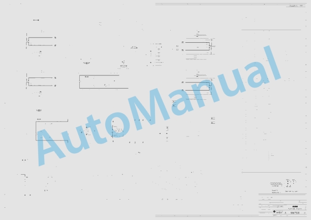 Bomag BM1000-20 Road Milling Machine Hydraulic Schematics Diagram 961886011001 - 961886019999