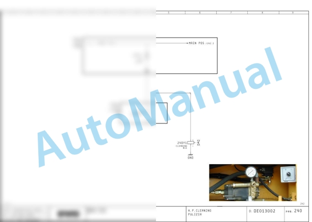 Bomag BM1000-30 TIER3 Road Milling Machine Electric Schematics Diagram 821836170001 - 821836171036-2