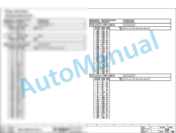 Bomag BM1000-35 TIER3 Road Milling Machine Electric, Hydraulic Schematics Diagram 101883151001 - 101883159999-2