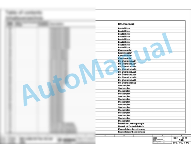 Bomag BM1000-35 TIER3 Road Milling Machine Electric, Hydraulic Schematics Diagram 101883151001 - 101883159999-3