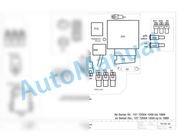 Bomag BMP 851 Trench Compactor Electric, Hydraulic Schematics Diagram 101720061001 - 101720061558-3