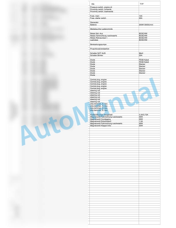 Bomag BPH 80-65 Reversible Vibratory Plates Electric, Hydraulic Schematics Diagram 101700001092 - 101700001131-3