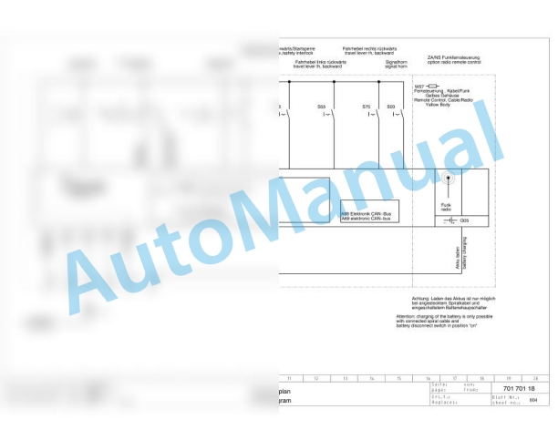 Bomag BPH 80-65 S Reversible Vibratory Plates Electric, Hydraulic Schematics Diagram 101700111001 - 101700111385-2