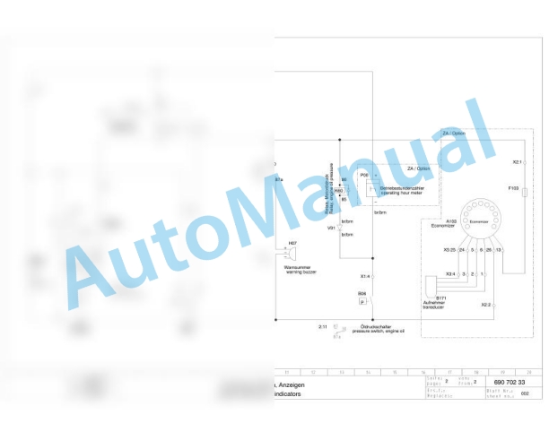 Bomag BPR 100-80 D-E Reversible Vibratory Plates Electric Schematics Diagram 101695321001 - 101695329999-3