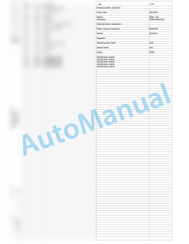 Bomag BPR 100-80 D Reversible Vibratory Plates Electric Schematics Diagram 101692361001 - 101692361005-3
