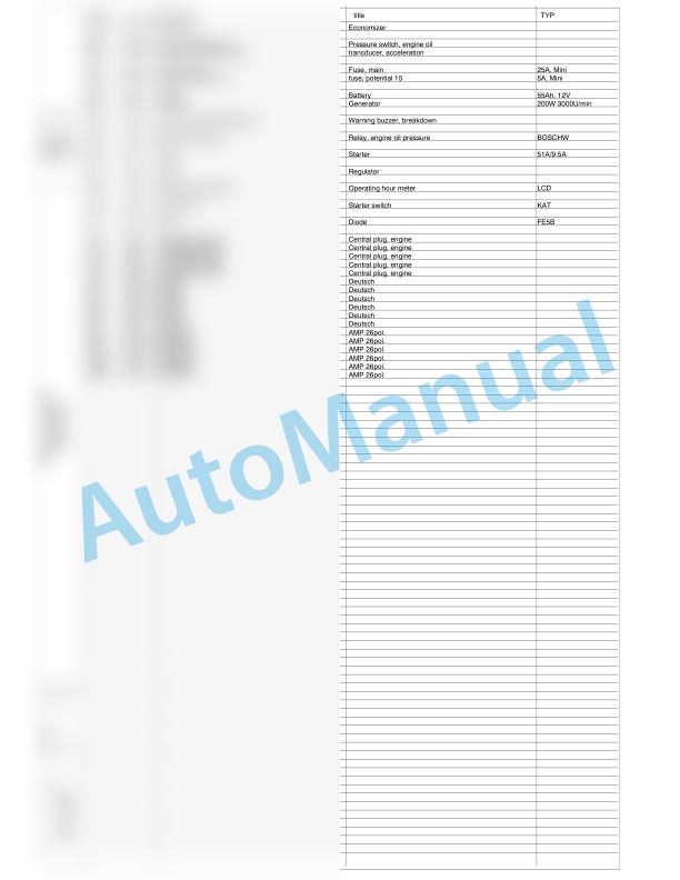 Bomag BPR 100-80 D Reversible Vibratory Plates Electric Schematics Diagram 101695681001 - 101695689999-3