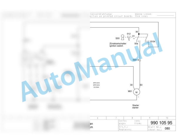 Bomag BPR 30-38 D-3 Reversible Vibratory Plates Electric Schematics Diagram 101680471132 - 101680471279-2