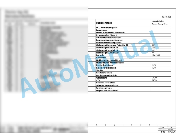 Bomag BPR 50-55 D Reversible Vibratory Plates Electric Schematics Diagram 101695701001 - 101695709999-3