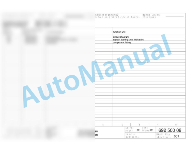 Bomag BPR 75-60 D-3 Reversible Vibratory Plates Electric Schematics Diagram 101690651001 - 101690651549-3