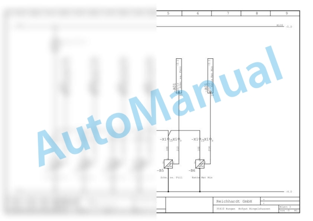 Bomag BS 16000 PROFI Accessory Equipment Electric, Hydraulic Schematics Diagram 101910821001 - 101910821003-2