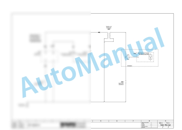 Bomag BT 60 Tamper Electric Schematics Diagram 101541111001 - 101541116303-3