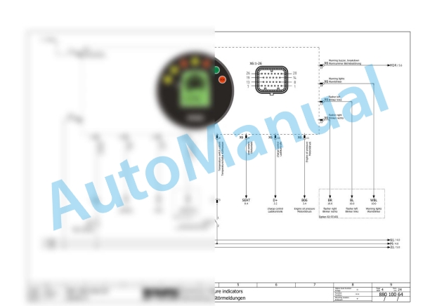 Bomag BW 100 AC-4 Combination Rollers Electric, Hydraulic Schematics Diagram 101880071001 - 101880071100-3